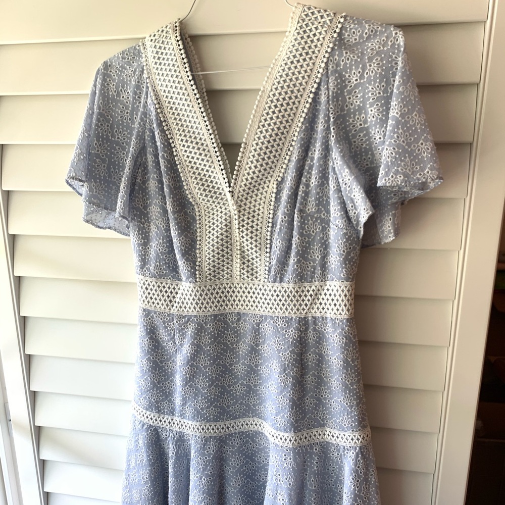 Gianni bini light blue dress